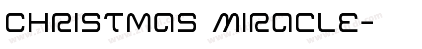 Christmas Miracle字体转换